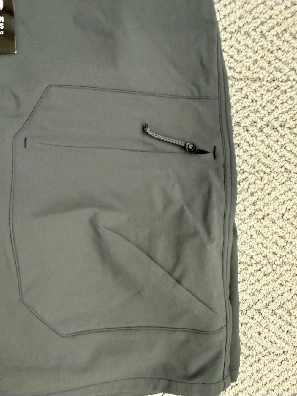 KUIU Men’s Charcoal Gray Tactical Cargo Shorts